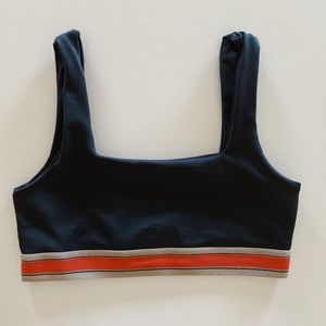 Olympia Activewear Bra in Jet (Small)